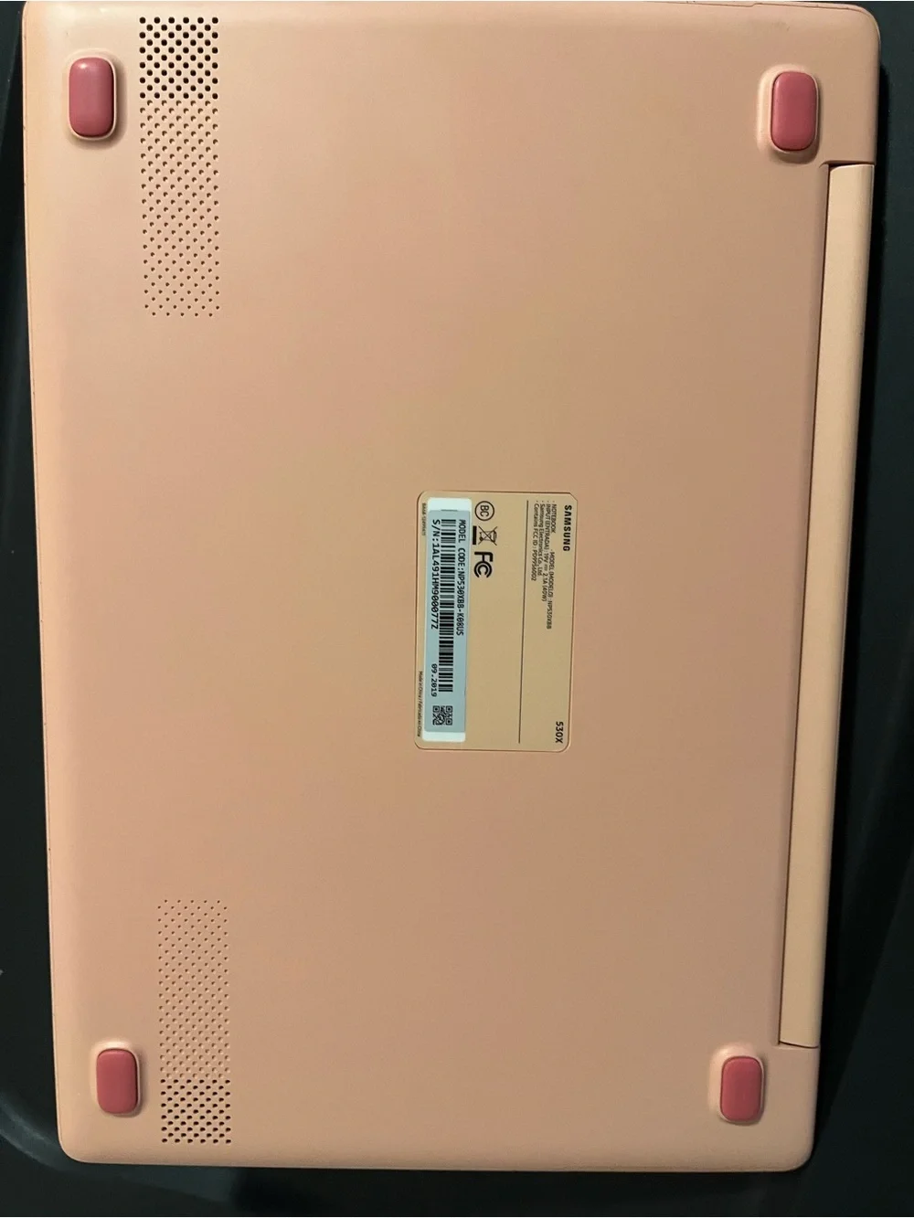 Samsung Pink Coral Notebook Laptop - 2019 Works Windows 11